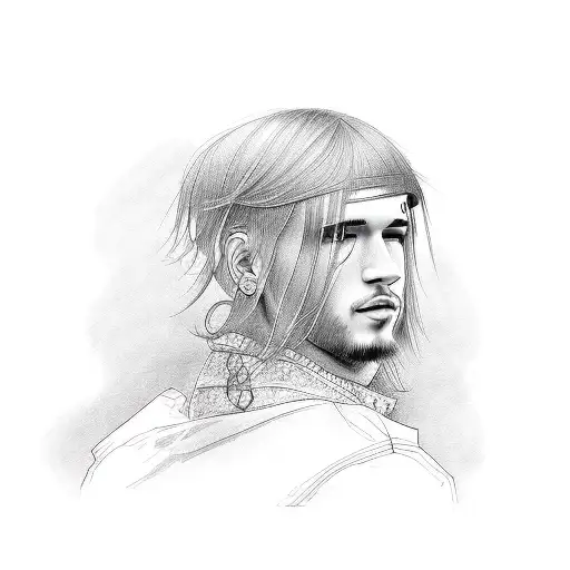 lil peep tattoo design idea