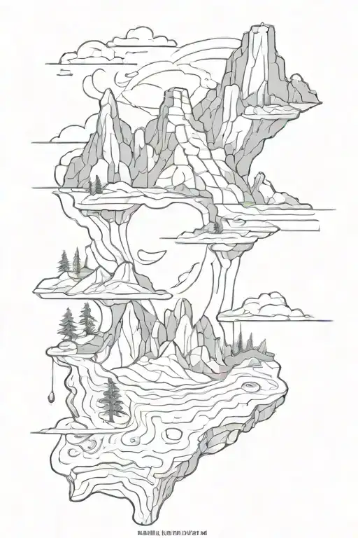 Geology tattoo design idea