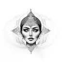 amma written on the tricep horizontally tattoo design idea