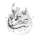 Alice y enmali  tattoo design idea