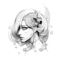 Alice y enmali  tattoo design idea