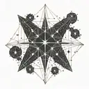 Southern Cross Constellation Exploration tattoo design idea