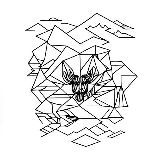 Radiohead in rainbows tattoo design idea