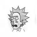 Rick and Morty tattoo design idea