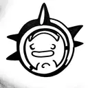 Rick and Morty in Space tattoo design idea