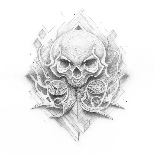 believe and transcend tattoo design idea