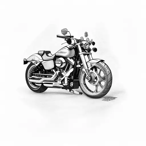 Harley Davidson, Dad tattoo design idea