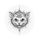 dream catch tattoo design idea