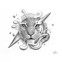 dream catch tattoo design idea