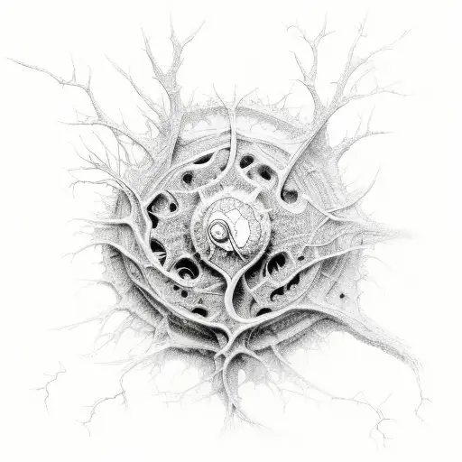 neuron tattoo design idea