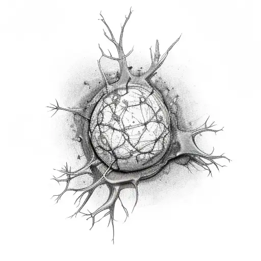  anatomy neuron tattoo design idea