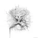 neuron tattoo design idea