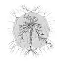  anatomy neuron tattoo design idea