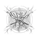  anatomy neuron tattoo design idea