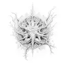 neuron tattoo design idea