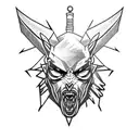 the witcher tattoo design idea