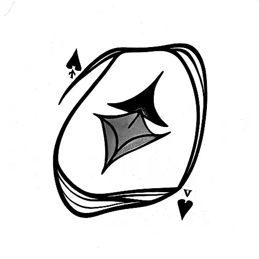 joker playing card happy friendly jolly tattoo design idea