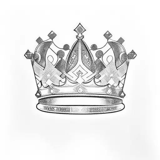 King's Crown tattoo design idea