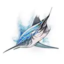 sailfish tattoo design idea