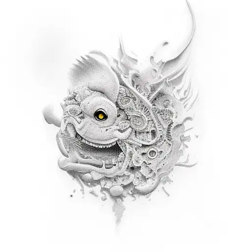 conceptual overthink tattoo design idea