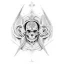 alas de ángel tattoo design idea