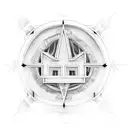 church window tattoo design idea