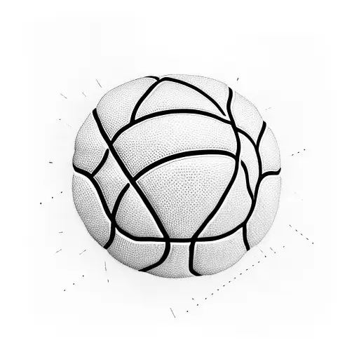 basketball tattoo design idea