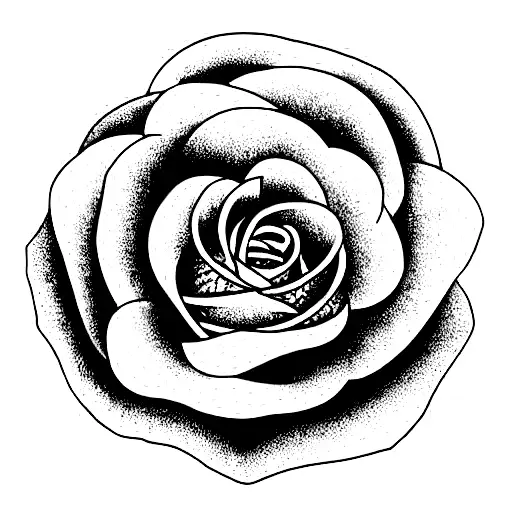 snake rose tattoo design idea