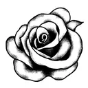 snake rose tattoo design idea