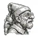 A sculpture called "Santa Claus", better known as "Buttplug gnome", designed by  Paul McCarthy, located in Eendrachsplei tattoo design idea