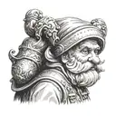 A sculpture called "Santa Claus", better known as "Buttplug gnome", designed by  Paul McCarthy, located in Eendrachsplei tattoo design idea