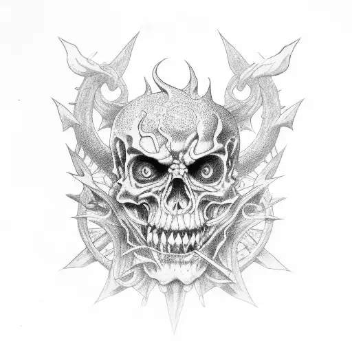 seven deadly sins tattoo design idea