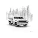 dodge truck tattoo design idea