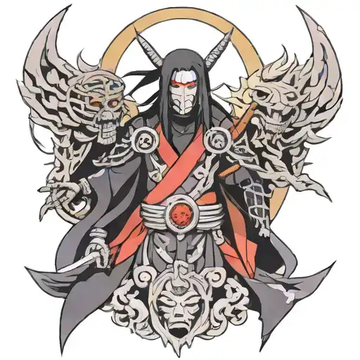 Madara Itachi God of Death Naruto tattoo design idea