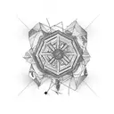 Israel map tattoo design idea