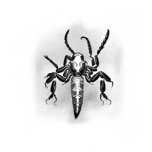 Scorpion, son, daughter, england, new zealand tattoo design idea