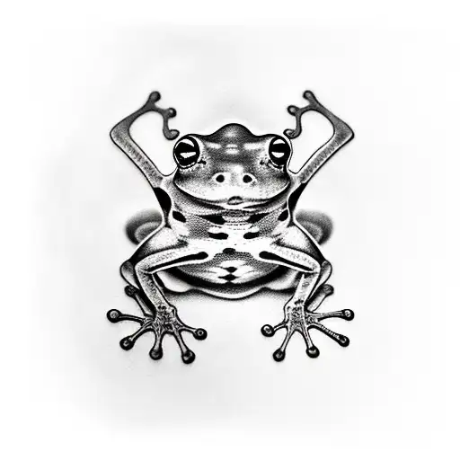 dart frog tattoo design idea