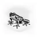 dart frog tattoo design idea
