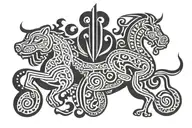 perspolis in takhte jamshid tattoo design idea