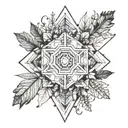 Autumn tattoo design idea