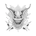 Jawk tattoo design idea