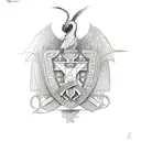 mix features  of the McLaughlin and o Donnell family crest without crest tattoo design idea