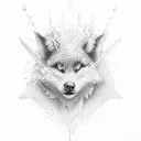 the word blessed with a cross tattoo design idea