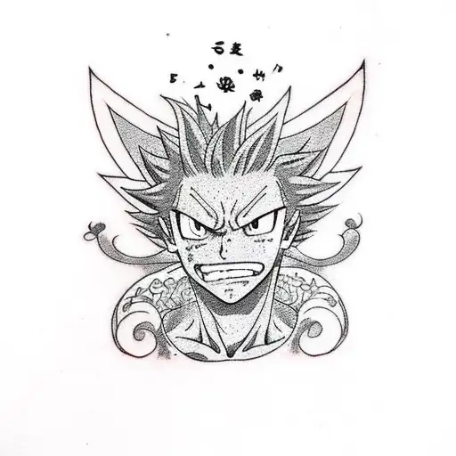 Fairy Tail anime tattoo design idea
