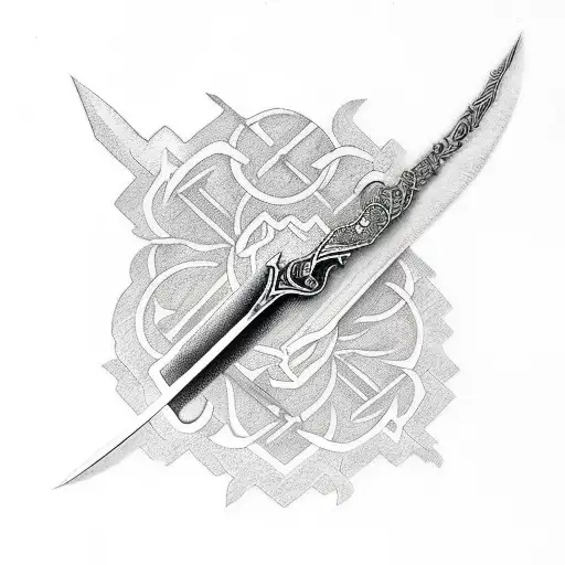 Link's sword tattoo design idea