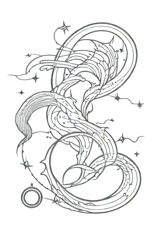 featuring elements of waves, marine animals, and Olympic rings. Add energy motifs in the form of lightning bolts, electr tattoo design idea
