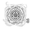 Design ཨ་ཝ་རིལ ནི་ཀོལ with some artwork around tattoo design idea