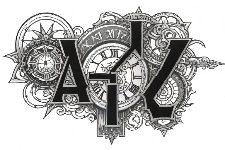 4:13 in roman numerals tattoo design idea