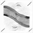 Psychedelic Vector Retro Wavy Lines 60s  tattoo design idea