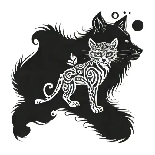 I would like a tatoo about m'y love for wild, tree, animales but also Who shows m'y personnalité: shiny, smiley, crazy tattoo design idea